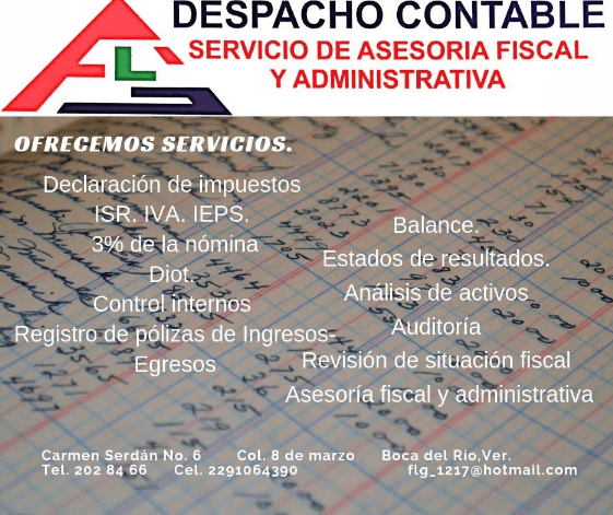 Oficinas contables en Boca del Río