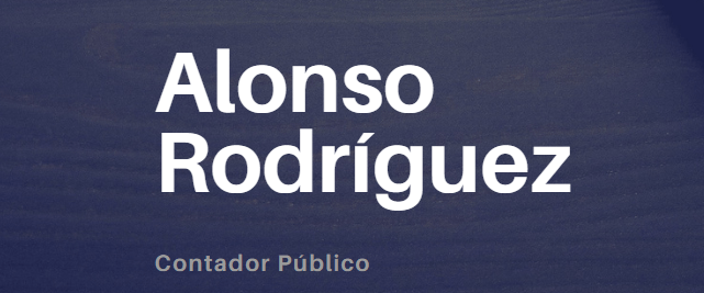 Despachos contables en Coyoacán. Logotipo de Alonso Rodriguez contador público.
