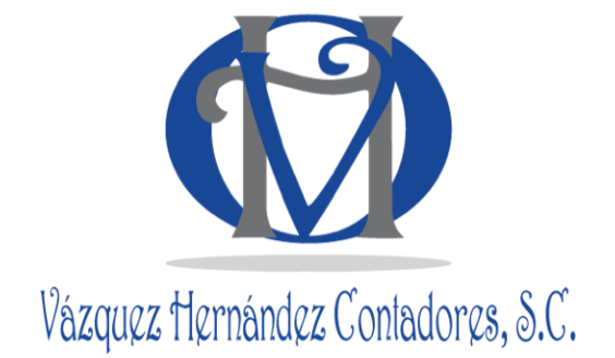 Despachos contables en Cuauhtémoc. Logotipo de Vázquez Hernández Contadores.