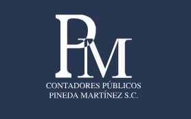 Despachos contables en San Juan del Río. Logotipo de PM Contadores Públicos.