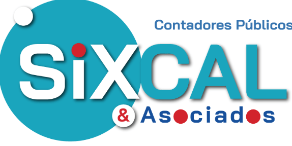 Despachos contables en Iztacalco. Logotipo de Sixcal contadores.