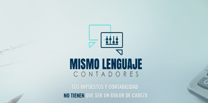 Despachos contables en Gustavo A. Madero. Logotipo de Contadores Mismo Lenguaje.