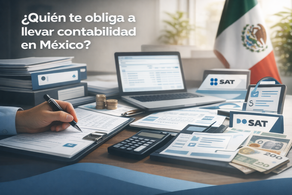 Imagen para ilustrar la obligación de llevar contabilidad en México