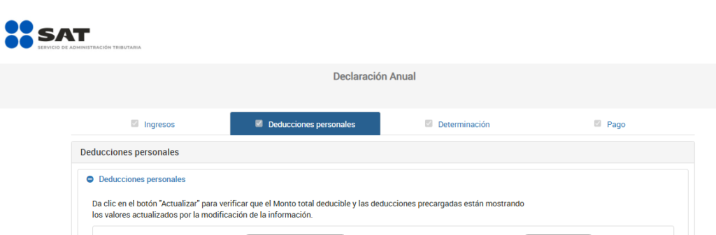 Imagen para ilustar el portal del SAT y la devolución de impuestos.
