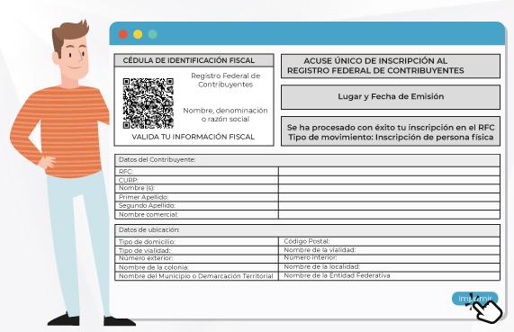 Imagen ilustrativa para mostrar la descarga del RFC en PDF