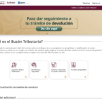 Inicio para el Buzón SAT