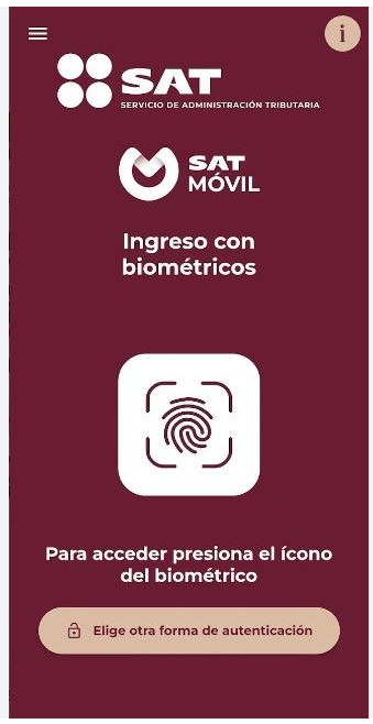 Captura de pantalla mara mostrar SAT móvil a los usuarios.