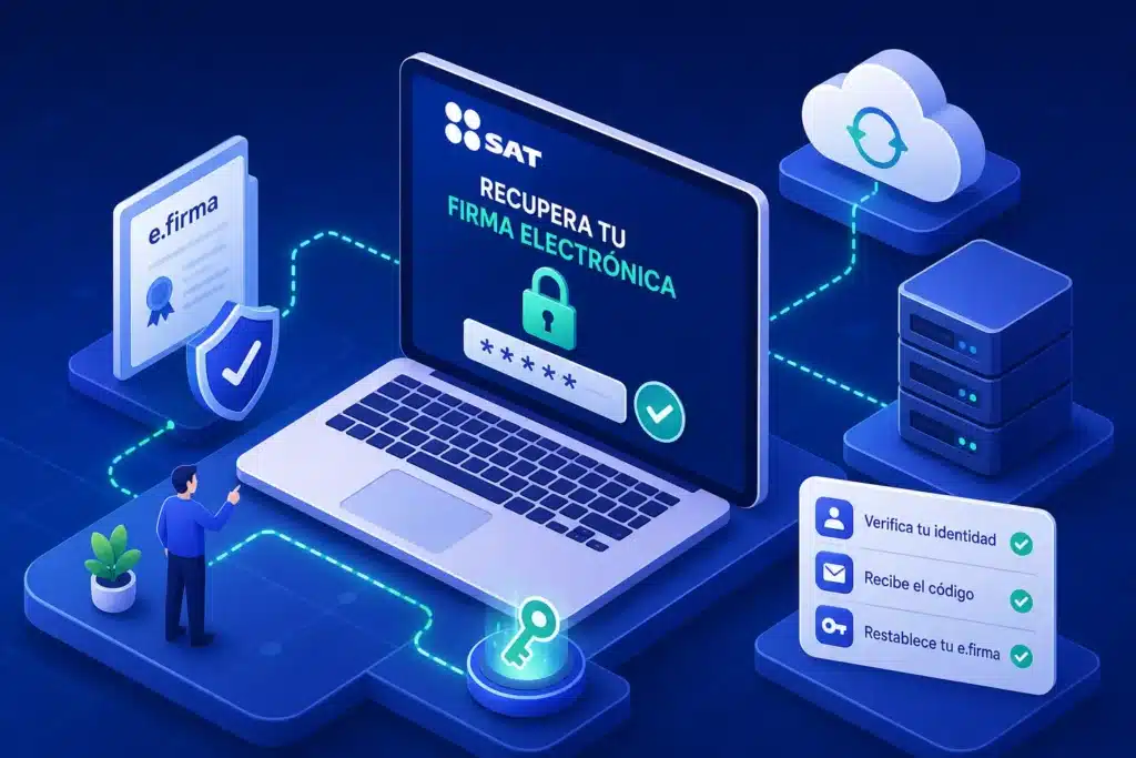 Imagen ilustrativa para ¿cómo recuperar la contraseña de la firma electrónica del SAT?