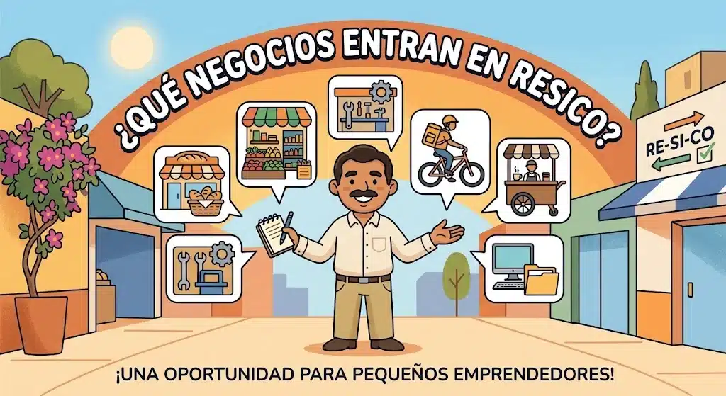 Imagen para ilustrar ¿Qué negocios entran en RESICO?