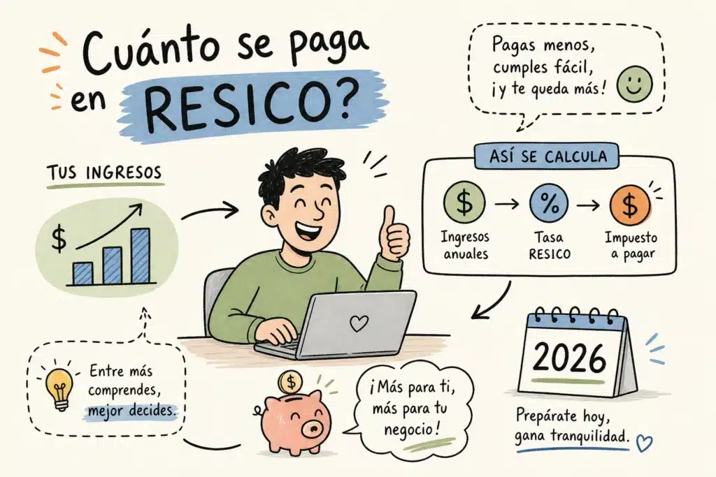 Imagen para ilustrar cuánto se paga por ser RESICO